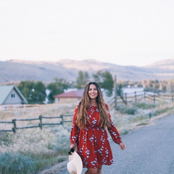 LOFT Floral Dress - Picture 2 of 10